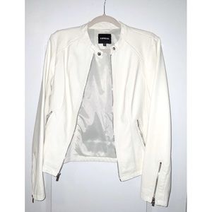 White Leather Jacket